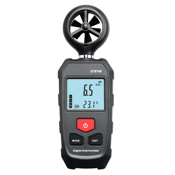 Professional Handheld Wind Gauge with 0-30M S Ranges Lightweight Digital Anemometer Suitable for Various Applications