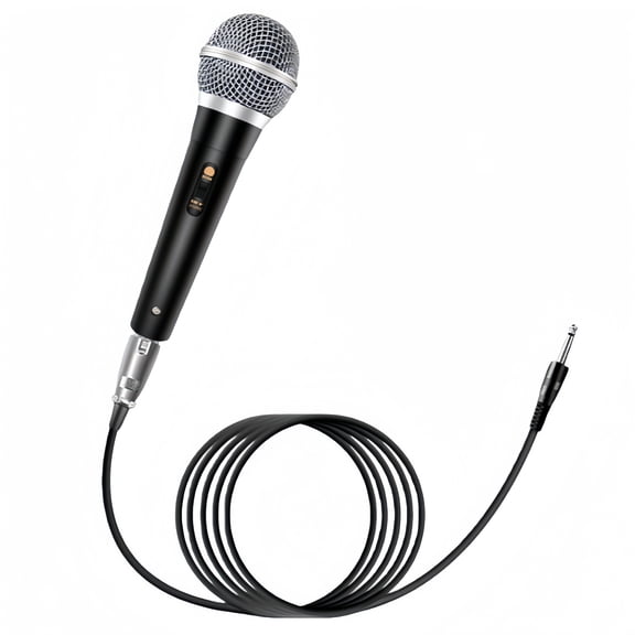 FZENeast Professional Handheld Wired Dynamic Microphone, Black
