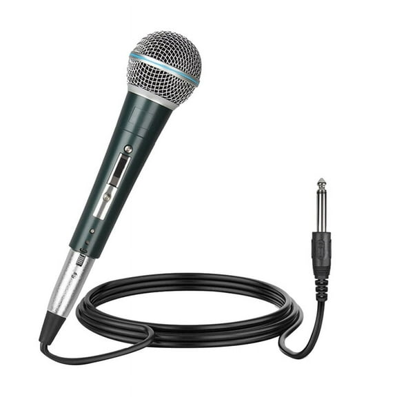 Professional Handheld Wired Microfone Mic Dynamic Microphone for Karaoke Live Vocal Performance Microfone