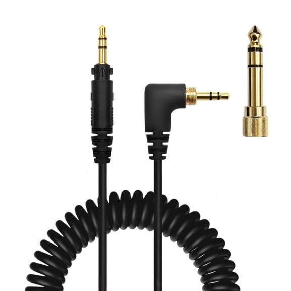 Professional Headphone Cable Feature Locking 3.5mm and 6.35mm Adapters For EAH-DJ1200 Repair Accessory
