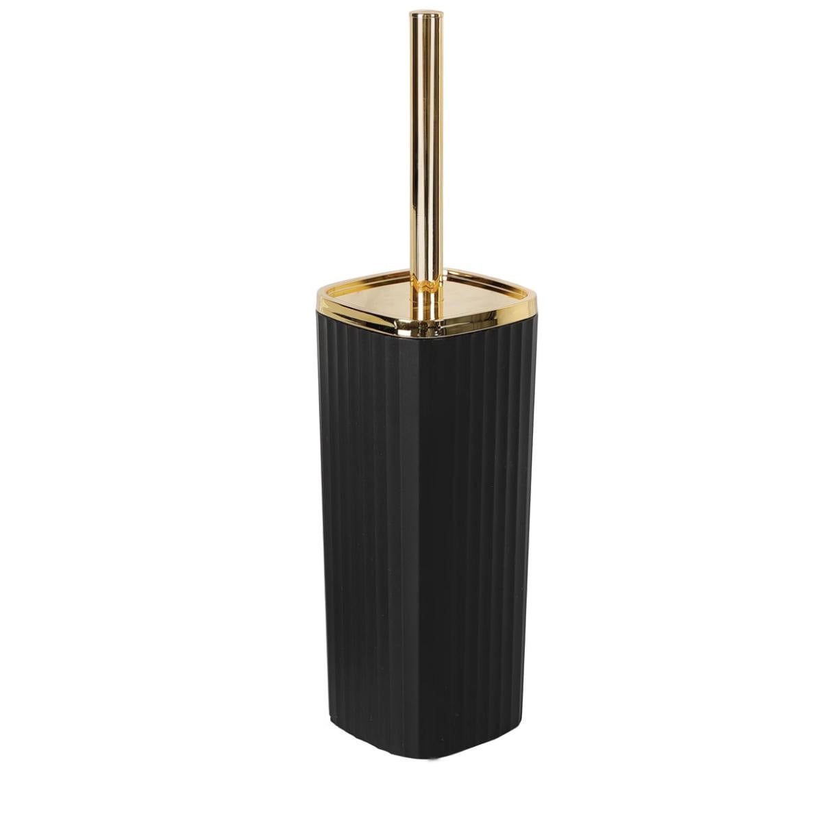 Professional Heavy-Duty 360 °   Rotating Toilet Brush Set with Adjustable Height Handle, Corrosion-Resistant Compact Stand