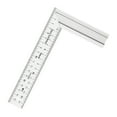 thumbnail image 1 of Professional Heavy Duty Aluminum Base Double Marking Angled Ruler For Precise Woodworking And Architectural Applications, 1 of 8