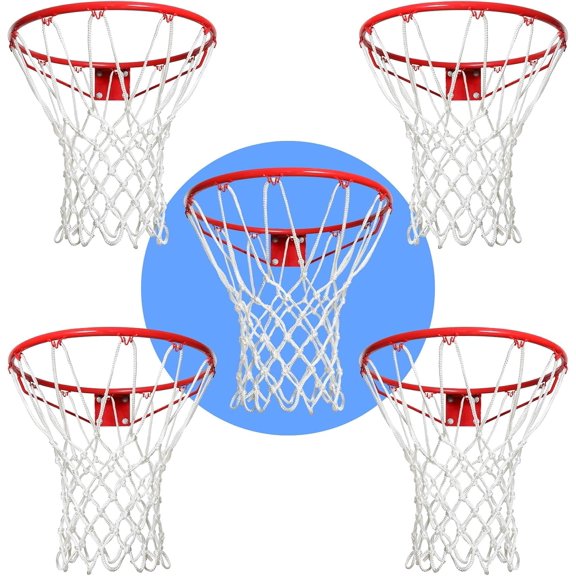 Professional Heavy Duty Basketball Net Replacement, 7.16 oz, 12 Loops, All Weather Anti-Whip, for Outdoor Standard Basketball Hoops
