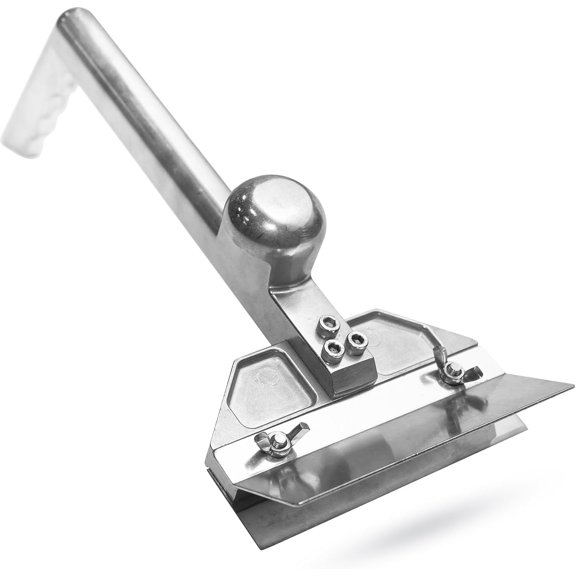 Professional Heavy Duty Grill Scraper for Flat Tops with Stainless Steel Scraper Blade, Flat Top Scraper for Griddle with Ergonomic Aluminum Handle, Ideal for Griddle, Outdoor Grill Cleaning