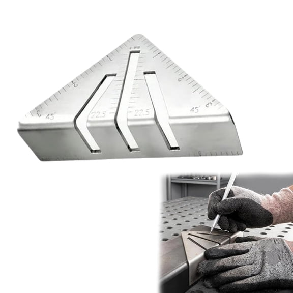 Professional Heavy Duty Metalworking Miter Square Precision Welding Layout Tool For Square Tubing Pipe And 45 90 Degree Angle Measuring In Fabrication