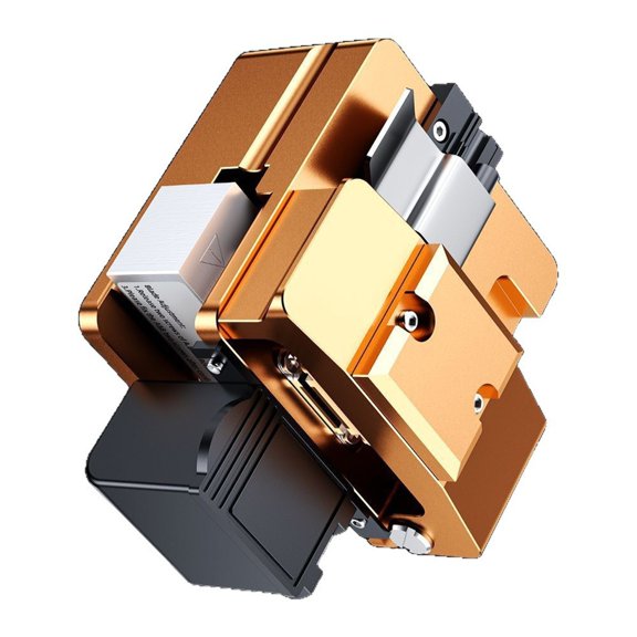 Professional High Accuracy Fiber Cable Cutting Tool with Auto Retracting Blade Builtin Debris Box and Ergonomic Grip