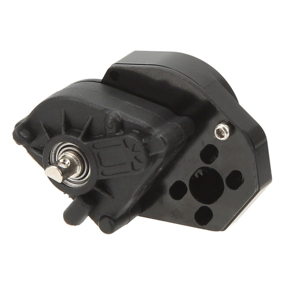 Professional High Accuracy Metal RC Transmission Gear Box for Axial SCX24 1/24 RC Crawler Aluminum Alloy Climbing Vehicle Replacement Part Black (1.28 x 1.06 inches / 32.5 x 27 mm)