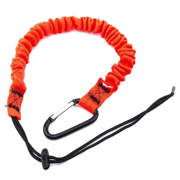 Professional High Altitude Protective Safety Elastic Buffer Sling Belt Carabiner Hook Aerial Work Anti Fall Off Rope Protector