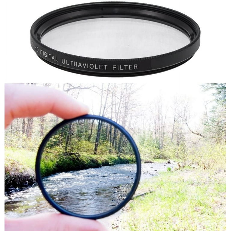 Professional High Definition 58mm Clear Digital Ultra Violet UV Filter for Panasonic 35 100mm f 2.8 Lumix G Size One size White