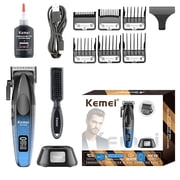 Professional High-Speed Hair Clipper   TTOOGO 9000 RPM Professional Hair Trimmer with Intelligent Digital Display, Volcano Pattern Body, Cordless Hair Cutting Kit