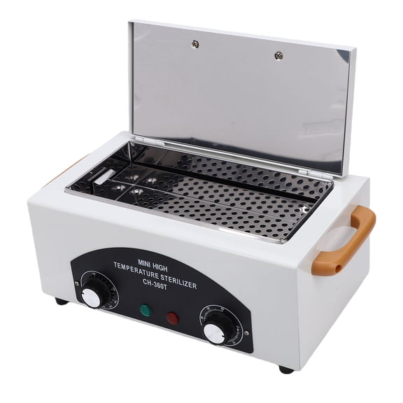 Professional High Temperature Nail Tool Sterilizer Cabinet Box and Salon Barber Metal Scissors Tweezers Cleaning Machine (14.2 x 8.7 x 7.5 Inches / 36 x 22 x 19 cm)