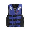 thumbnail image 1 of Professional High-Visibility Life Jacket with Safety Whistle and Reflective Strips, Adjustable Multi-Buckle Flotation Vest for Boating, Rafting, and Water Sports, 1 of 6