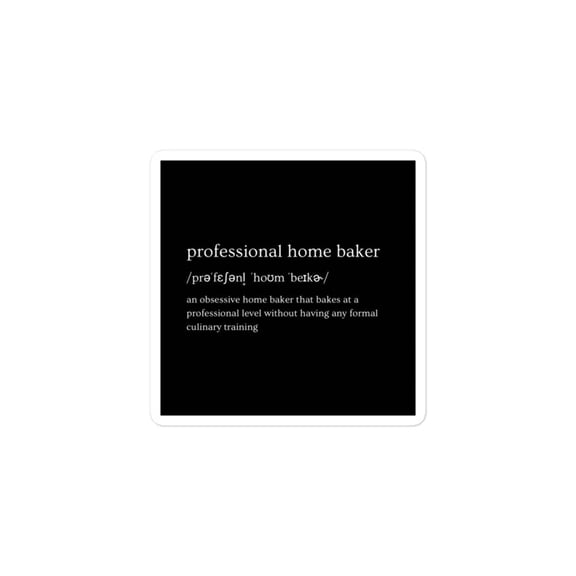 Professional Home Baker | Sticker