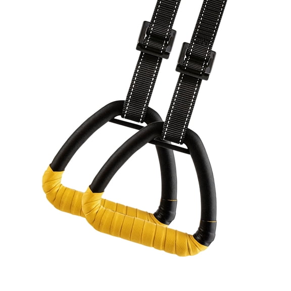 Professional Home Exercise Rings with Strap, Trapeze Rod Pulls Up Gym Hoop Equipment Gymnastic Rings Gym Hoop for Kids
