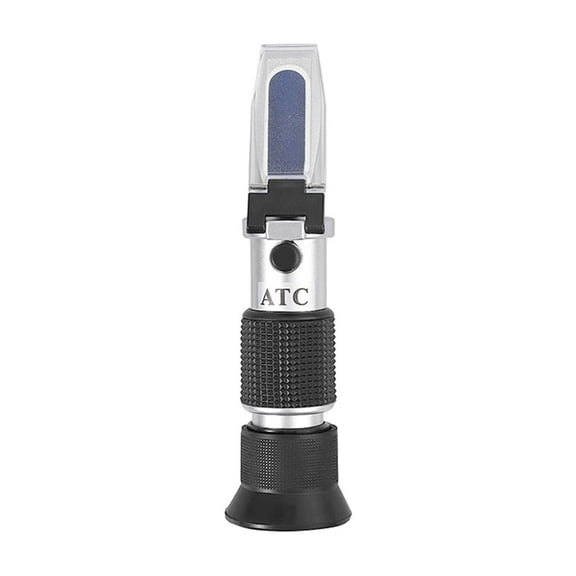 Professional Honey Refractometer 58-90% 38-43 Baume 12-27% Juice Sugar Concentration Meter Tester Beekeeping Tool With ATC ,High Precision Measurement