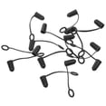 thumbnail image 1 of Raindrops Pour Spouts Dust Cap Hooded Pourers Dust Caps Black Rubber 70Pcs, 1 of 6