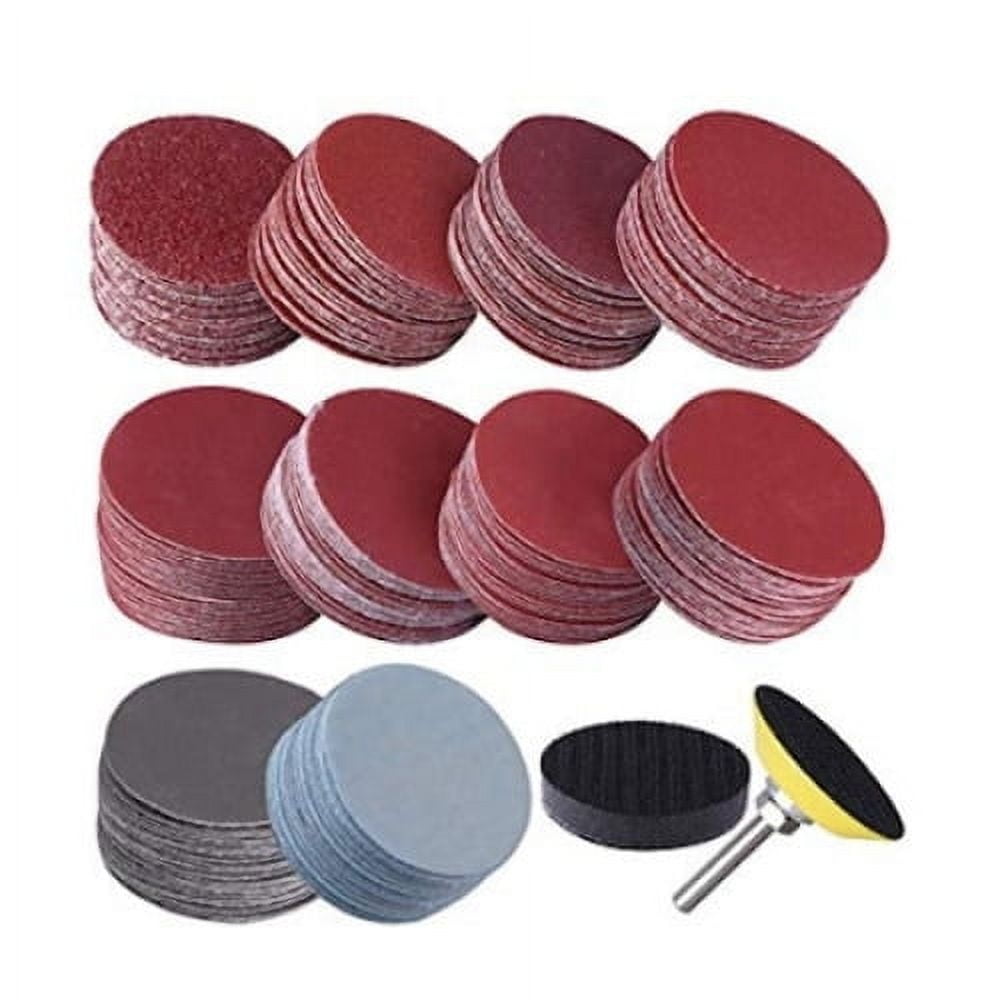 Professional Hook And Loop Sanding Disc For Random Orbital Sander, High Quality Sandpaper Electro Coated For Uniform Grit Distribution, 50Mm (2 Inch)