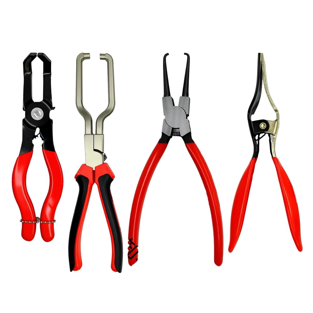 Professional Hose Clamp Kit, 2026 New Hose Clamp Pliers Set, Fuel Filter Caliper, Disconnecting Pliers,Crimping Plier,Cutting Plier,Wire Strippers for Electrical Repairs,Auto Maintenance