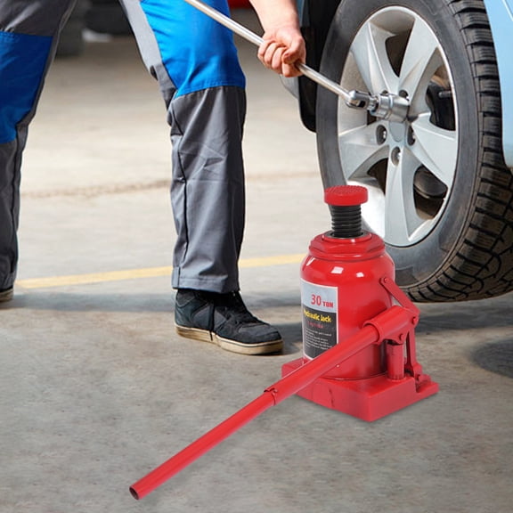 Professional Hydraulic Jack, 11kg/24.25lbs Weight 3 Levers Included, High/Low Temperature Resistance System, Suitable for Automotive/Industrial Applications