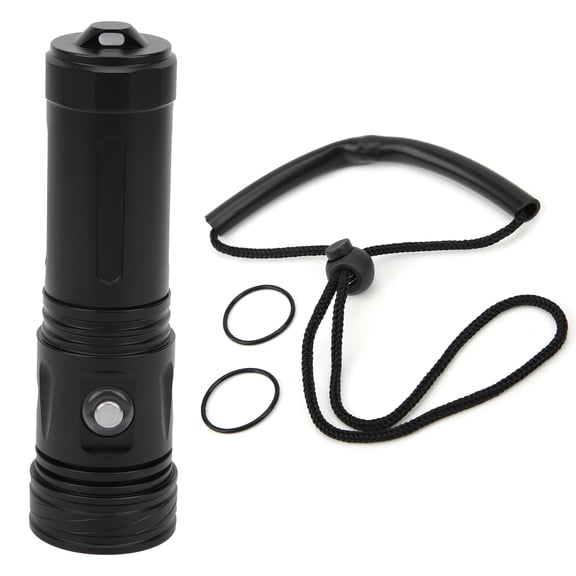 Professional IPX8 Waterproof LED Dive Light - Underwater Flashlight Torch for Diving and Marine Activities