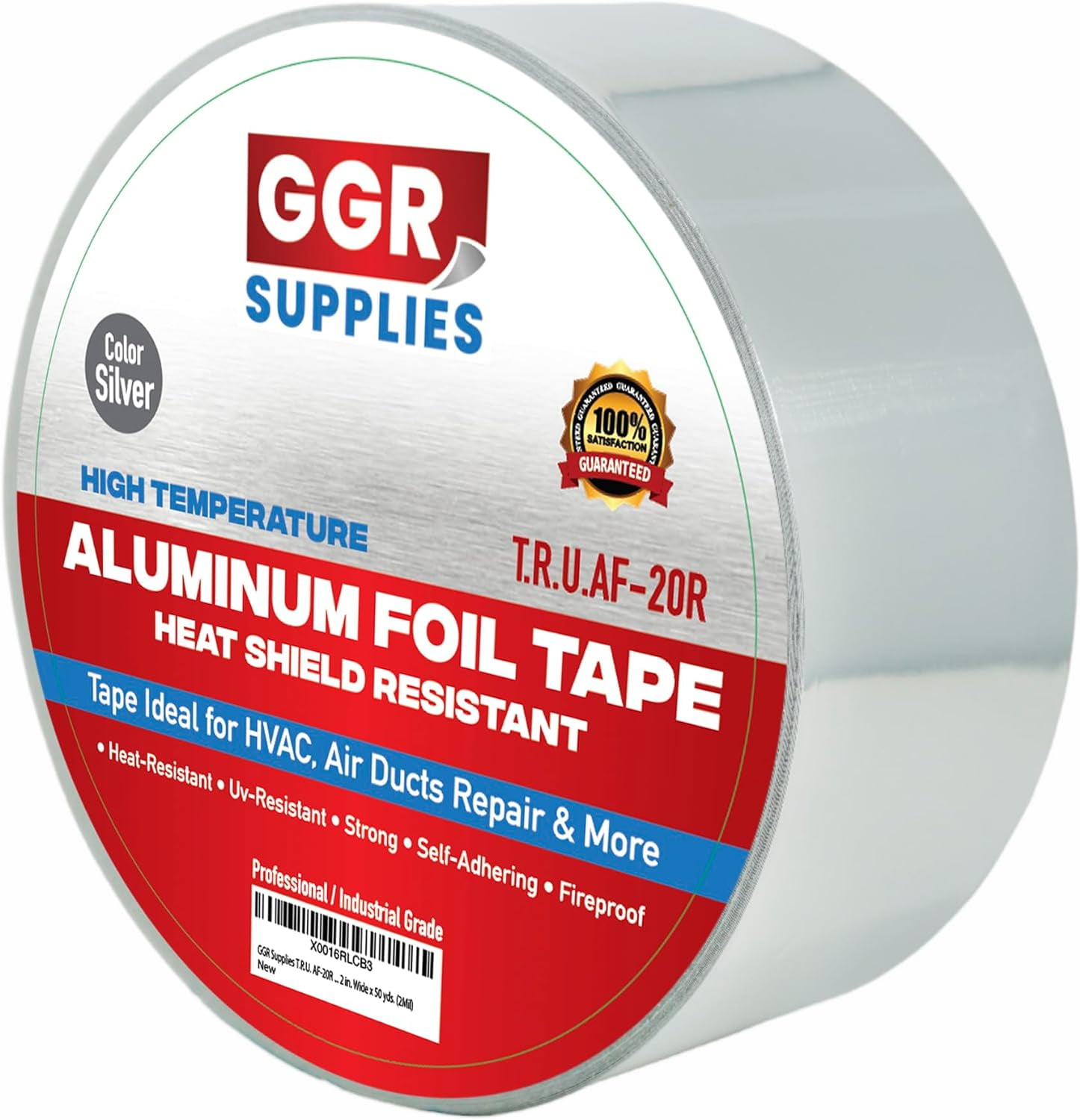 Professional/Industrial Grade High Temperature Heat Shield Resistant Aluminum Tape Ideal For
