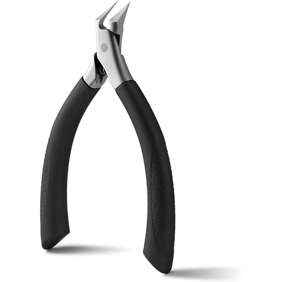 Professional Ingrown Toenail Clippers, Straight Cut Stainless Steel Nail Nipper for Thick Nails, Podiatry Tool, Pedicure Instrument