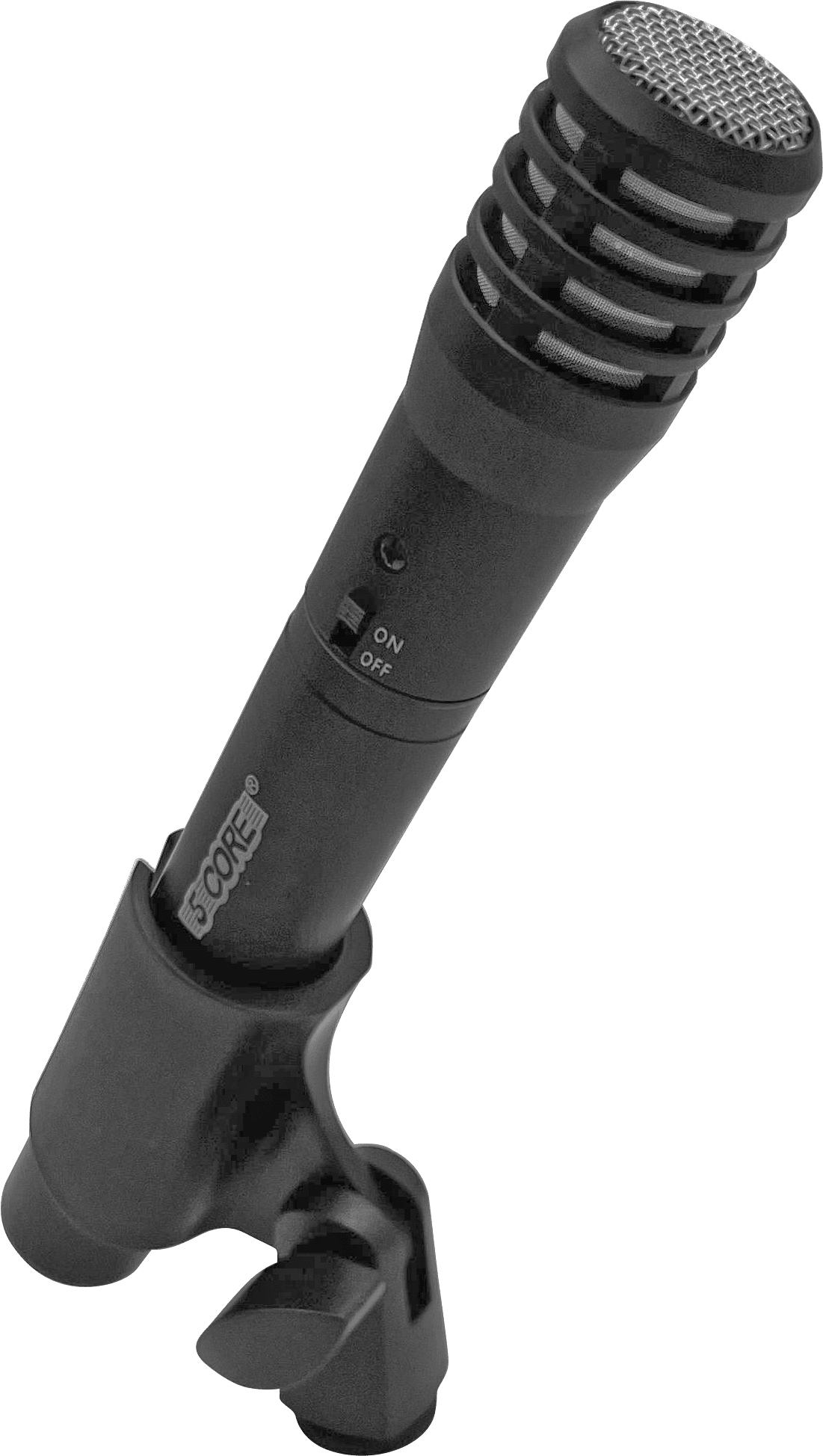 Professional Instrument Microphone Pencil Mic Condenser Cardioid Unidirectional Stick Microfono with Windscreen Mic Clip & Case - INSTRU MIC 100 Black