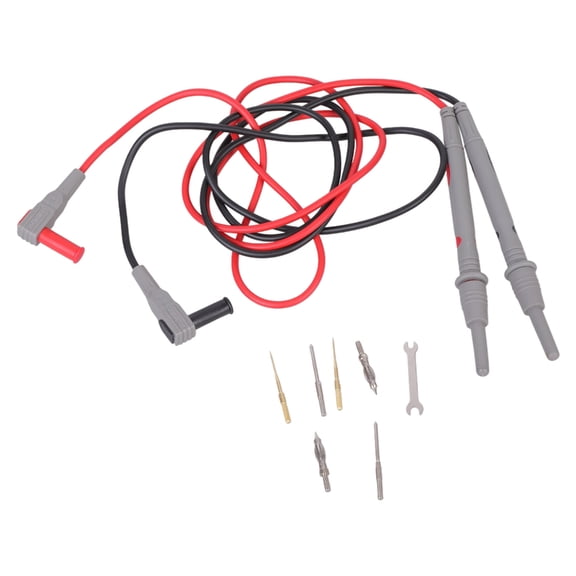 Professional Insulated Multimeter Test Leads Replaceable Tip For Engineers Technicians And Electrical Projects