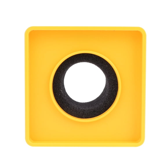 ULTNICE ABS Durable Yellow Mic Logo Flag Ideal for Professional Interviewer Microphone