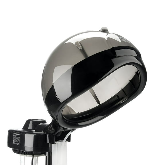 Professional Ionic Hair Steamer 11.81 Inch Hooded Deep Conditioning 2 Modes Adjustable Height Timer 5 Wheels 2 Lockable for Salon Home Spa