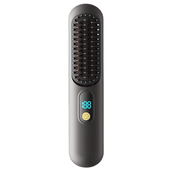 Professional Ionic Hair Straightener Brush Fast Heat Up ABS Materials Multi Styling Modes For Smooth Voluminous Hair