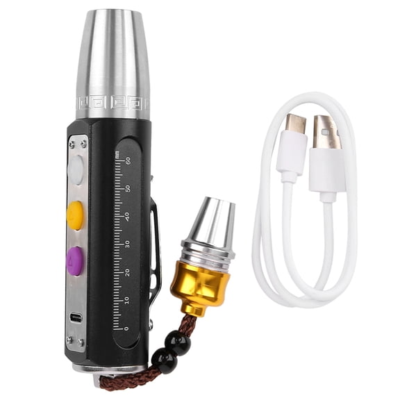 Professional Jade Gemstone Identifier, Portable USB Flashlight With White, Yellow <span Style="background:red"></span> Lights