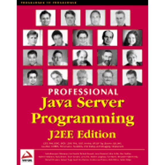 Pre-Owned Professional Java Server Prog Ramming J2ee Edition (Paperback) 1861004656 9781861004659