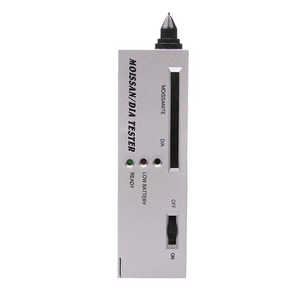 Professional Jewelry Diamond Tester Diamond Selector LED Moissanite Tester High Accuracy Pen, Power Supply Method, Alloy, Silvery