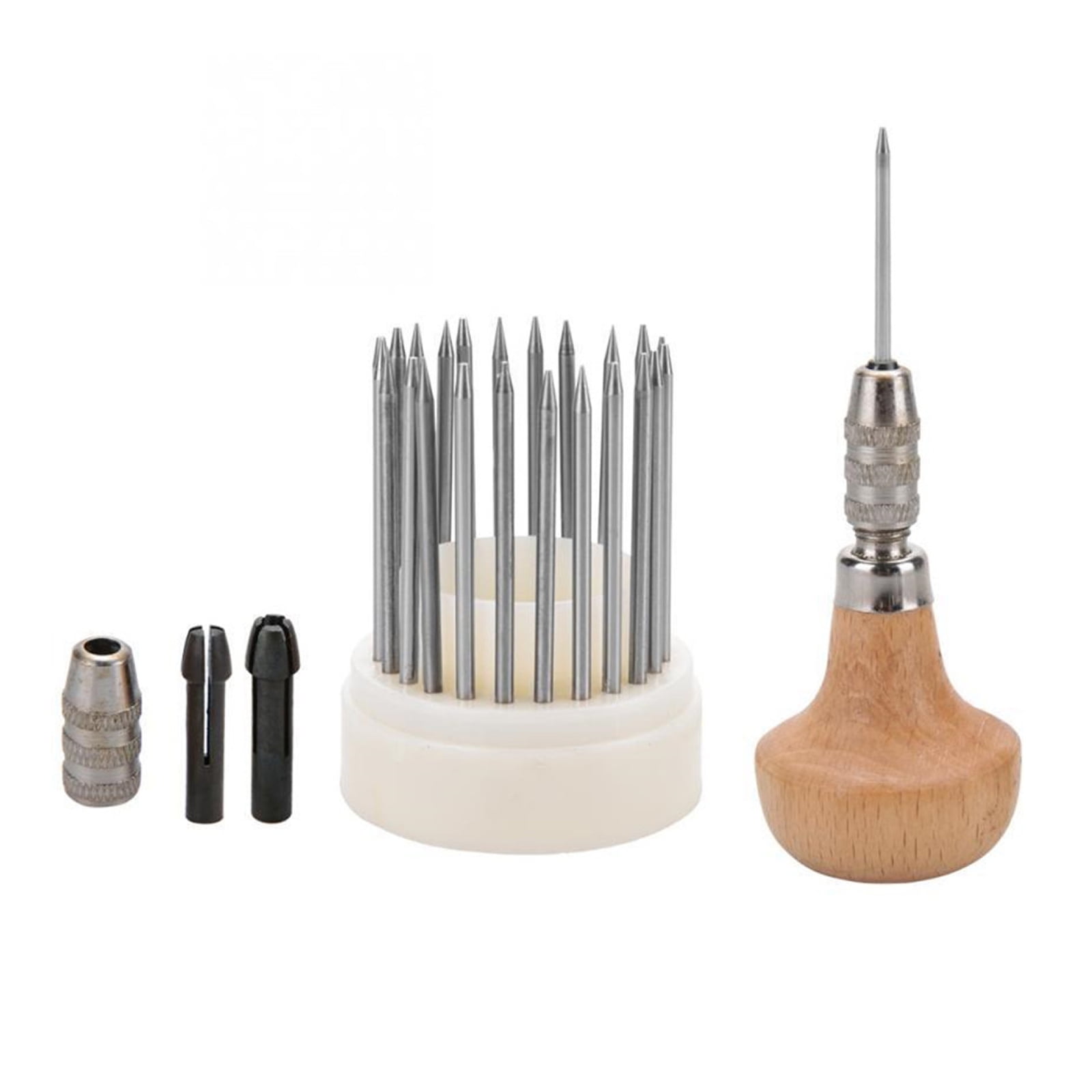 Professional Jewelry Graver Kit Set with 23 Beaders and Wooden Handle ...