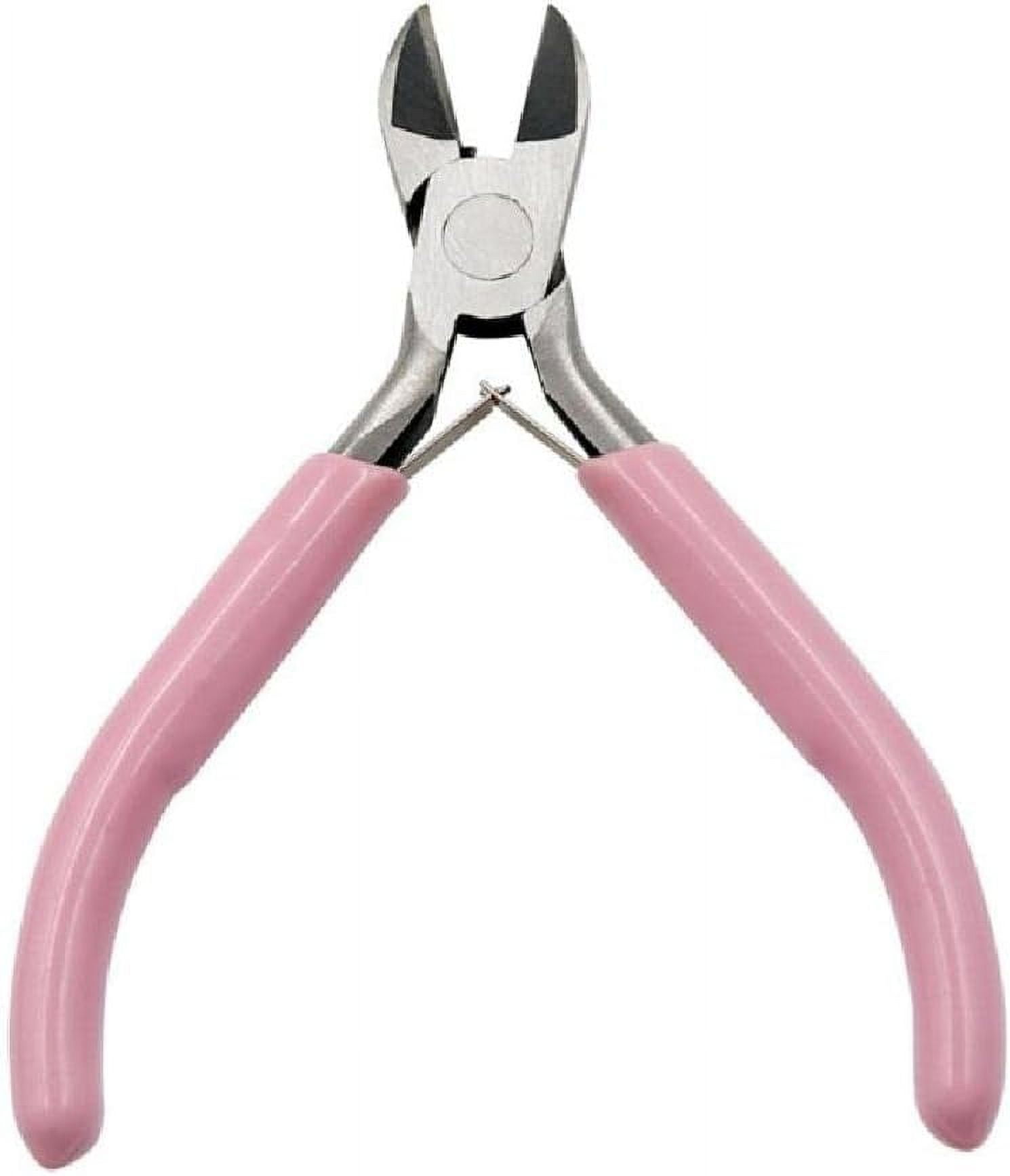 Professional Jewelry Pliers DIY Jewelry Tools 45 Steel Round Nose Plier Wire Cutter Pliers Side