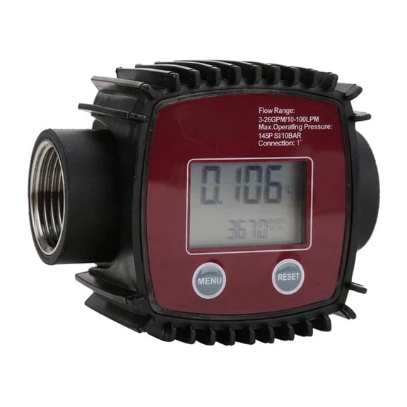 Professional K24 Digital Die Sel Fuel Flow Meter Compatible With Chemicals Water Drop Shipping ,Durable Construction
