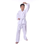 Professional Karate Gi Set White Martial Art Suit with Karate Trousers Jackets for Children Teen Taekwondo Uniform