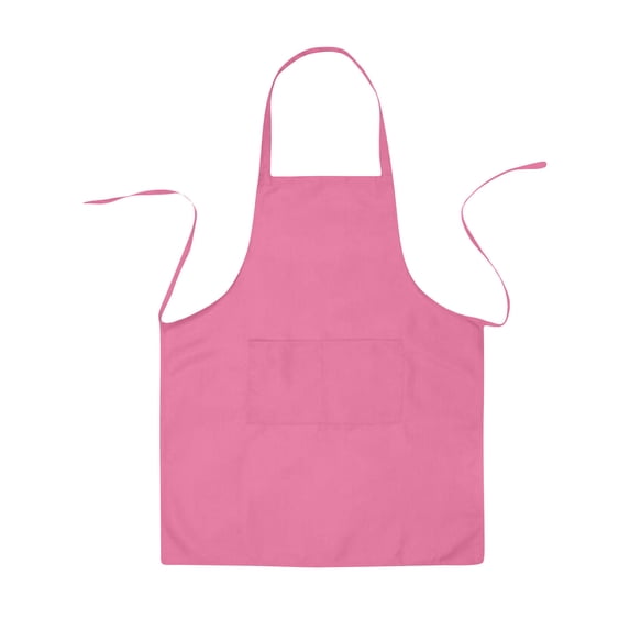 Professional Kitchen Apron for Cooking Baking Grilling, Adjustable Neck Strap Waist Ties, Durable Polyester Chef Bib with Pockets, Water Resistant Easy Clean Home Restaurant Use
