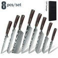 thumbnail image 1 of Professional Kitchen Chef Knife Set 8Piece Sharp Japanese Knives Set for Kitchen, 1 of 12