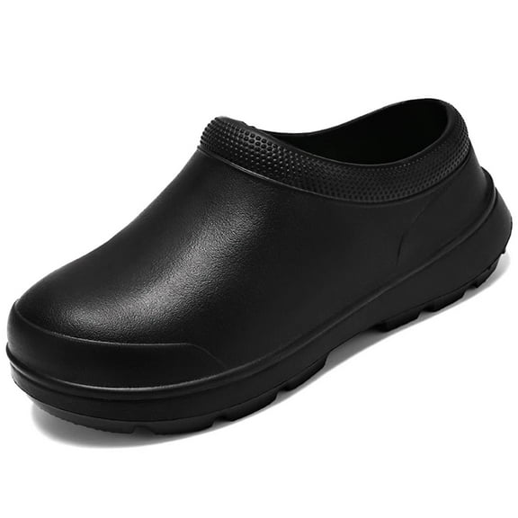 Professional Kitchen Shoes For Men Women - Non-Slip Oil Resistant Safety Work Clogs, Waterproof Catering & Restaurant Footwear For Chefs & Food Service EVA Clogs