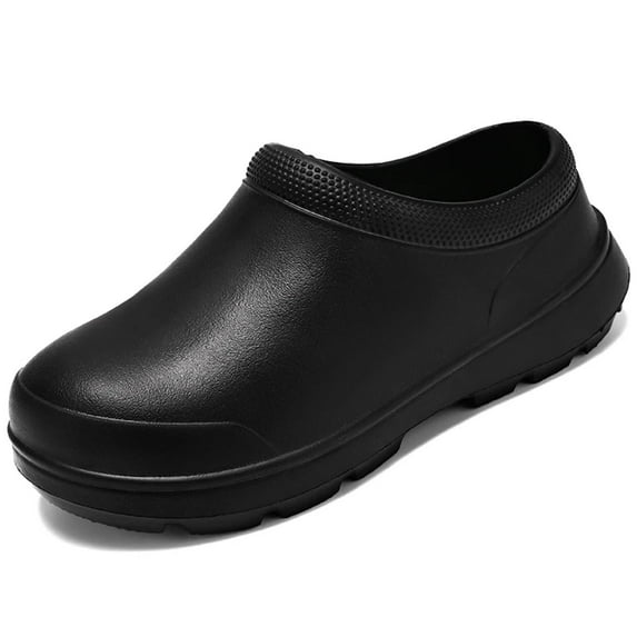 Professional Kitchen Shoes For Men Women - Non-Slip Oil Resistant Safety Work Clogs, Waterproof Catering & Restaurant Footwear For Chefs & Food Service EVA Clogs