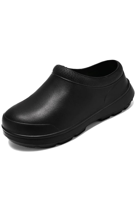 Professional Kitchen Shoes For Men Women - Non-Slip Oil Resistant Safety Work Clogs, Waterproof Catering & Restaurant Footwear For Chefs & Food Service EVA Clogs