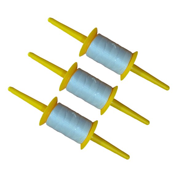 Professional Kites Flying Spool 150Meter Reinforced Line Weather Proof Construction Mountain Use Kites Reel 3PCS