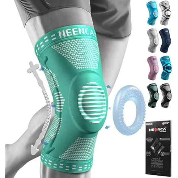 Professional Knee Brace for Women/Men, Knee Support with Patella Pad & Side Stabilizers, Compression Knee Sleeve for Knee Joint Pain, Meniscus Tear, ACL, PCL, Runner, Workout - FSA/HSA Approved
