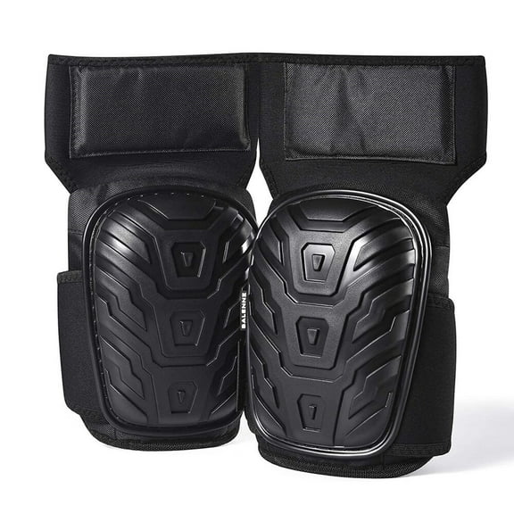 Professional Knee Pads for Work - Heavy Duty Foam Padding Gel Construction Knee Pads with Strong Double Straps – Comfortable Knee Protection for Indoor and Outdoor Use(Knee Pads)