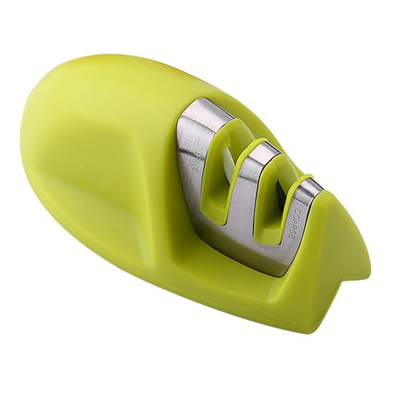Professional Knife Sharpener 2 Stage System Practical Kitchen Tool(Green)