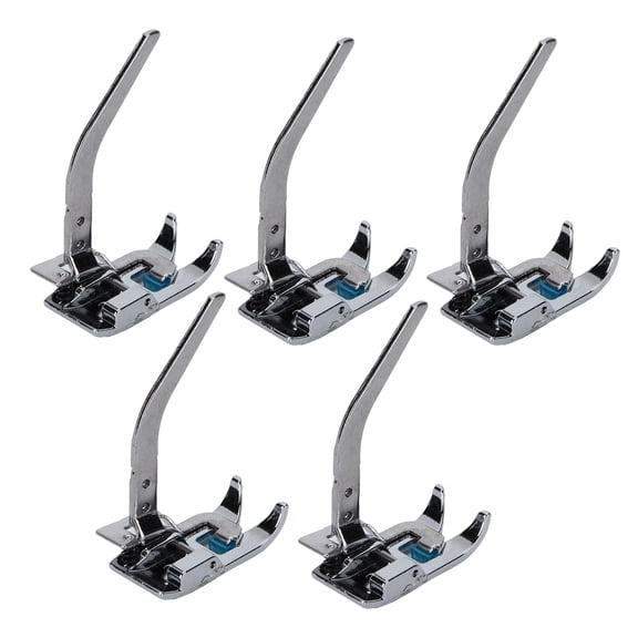 Professional Knit Presser Foot Set for Sewing Machines, Premium Elastic and Thin Fabrics Pressing Feet Kit, 5 Pieces