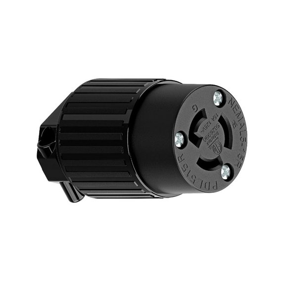 Professional L5 15R Plug 125V 15A Housing Electrical Connector For Generator Equipment Industrial Use