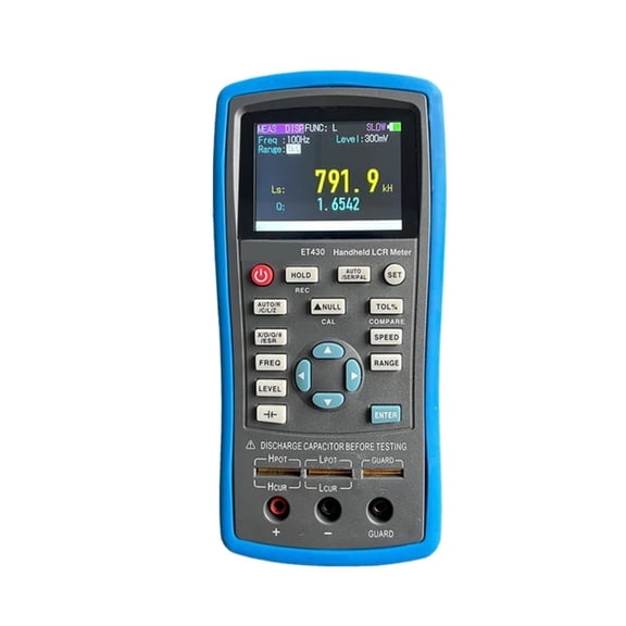 Professional LCR Meter 2.8" TFT Handheld LCR Digital Bridge Capacitance Inductance Resistance Frequency Tester 100Hz~10kHZ ,Versatile Measurement